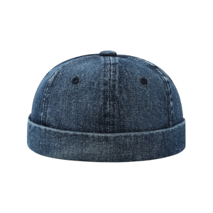 Dark Blue Denim Docker Hat