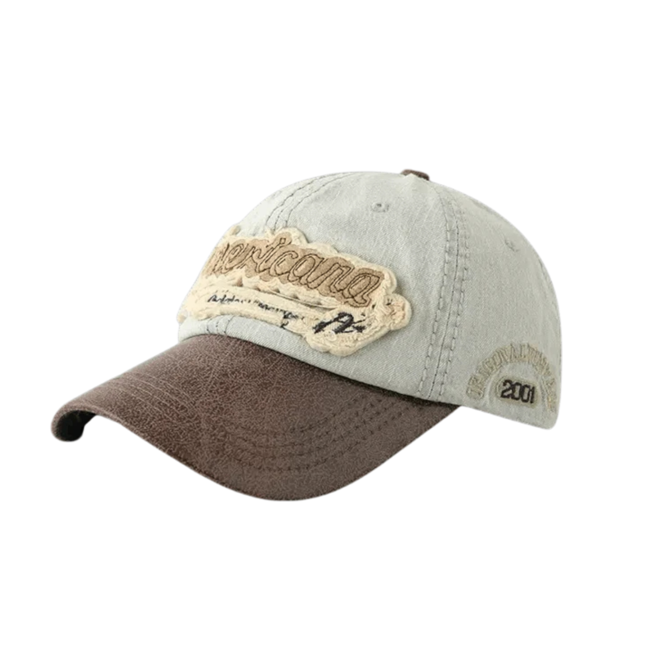 Denim light blue baseball hat