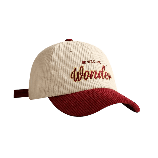 Wonder corduroy red Hat